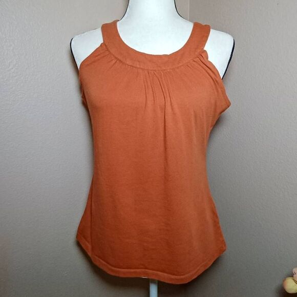 Catherine Stewart orange tank top Sz M - Picture 1 of 7